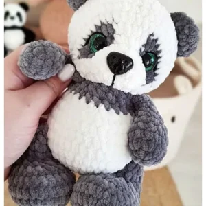 Receita Panda Amigurumi