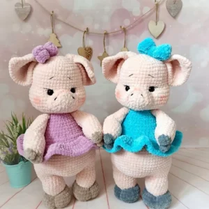 Receita Porquinhos Amigurumi