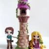 Receita Rapunzel e Flynn e Torre Amigurumi