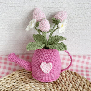 Receita Regador Flor Amigurumi