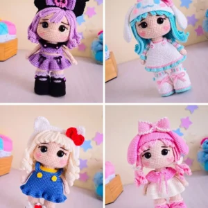 Receita Turma Hello Kitty Amigurumi