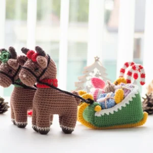 Receita Rena Natalina Amigurumi