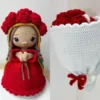 Receita Buque Santinha Reversivel Amigurumi
