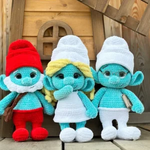 Receita Smurf Amigurumi