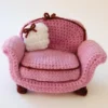 Receita Sofa Rosa Amigurumi