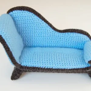 Receita Sofa azul  Amigurumi