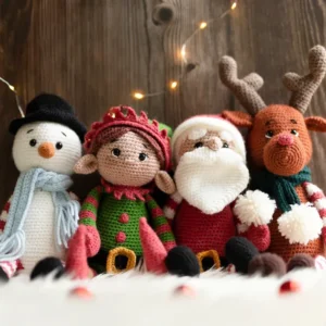 Receita Turma natalina Amigurumi
