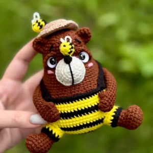 Receita Urso Abelha Amigurumi