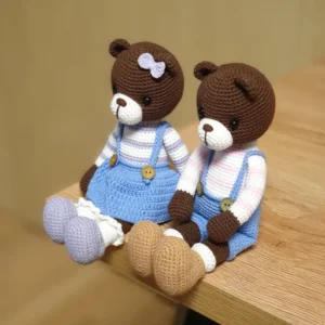 Receita Ursos Amigurumi