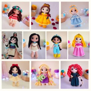 Receita Princesas Amigurumi