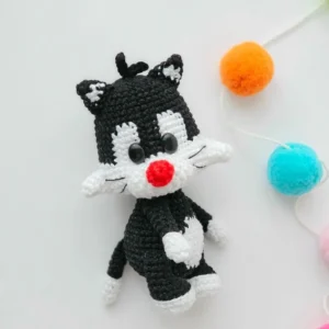 Tradução Gato Frajola - Amigurumi