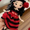 Receita Boneca Danaçarina Amigurumi