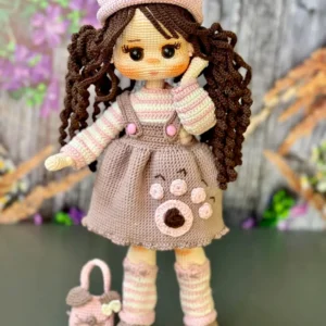 Receita Boneca Gatinha Amigurumi