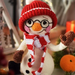 Receita Boneco de Neve Amigurumi