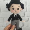 Receita Charlie chaplin Amigurumi