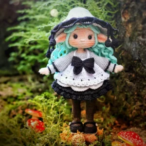 Receita Fada Cogumelo Amigurumi