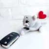 Receita Gatinho Prendedor de Chave Amigurumi