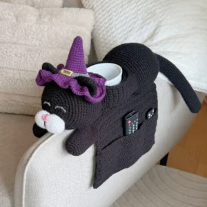 Receita Gato Bruxo Organizador Amigurumi