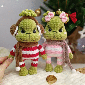 Receita Grinch Amigurumi