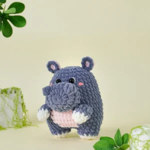 Receita Hipopotamo Amigurumi
