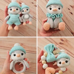 Receita Kit Pinguim Amigurumi