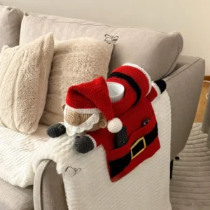 Receita Papai Noel Organizador Amigurumi