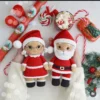 Receita Papai Noel e Mamae Noel Amigurumi