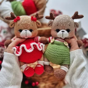Receita Rena Amigurumi