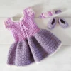Receita Vestido Rapunzel Amigurumi