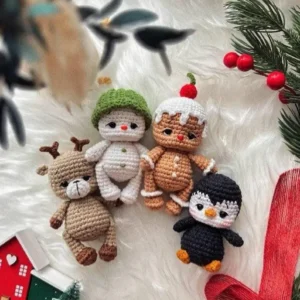 Receita Bichinhos Natalinos Amigurumi