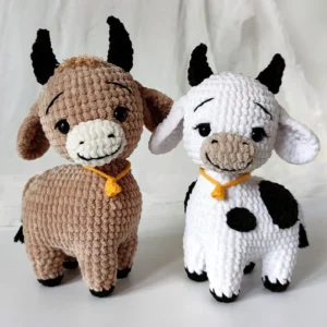 Receita Boi e Vaca Amigurumi