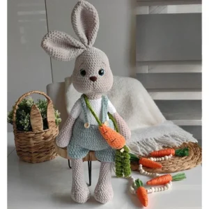 Receita Coelho cenoura Amigurumi