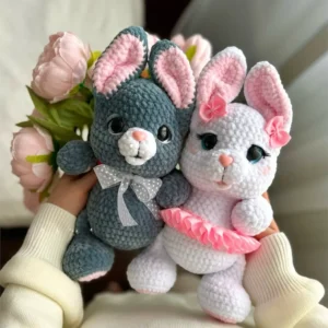 Receita Coelhos Amigurumi