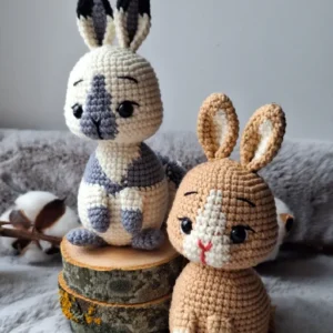 Receita Coelhos Amigurumi