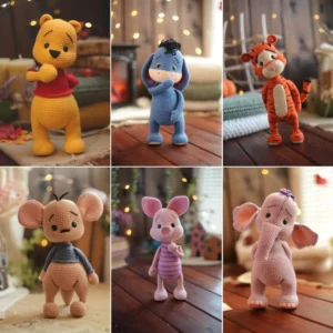 Receita Turma do Pooh Amigurumi