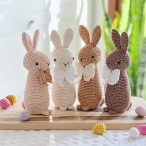 Receita Coelhos Amigurumi