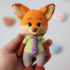 Receita Raposa Zootopia Amigurumi
