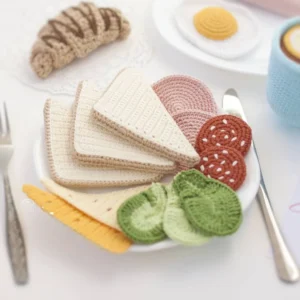 Receita Sanduiche Amigurumi