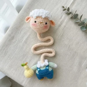 Receita Ovelha Chaveiro Bolsa Amigurumi