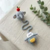 Receita Eelefante Chaveiro Bolsa Amigurumi