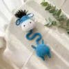 Receita Burro Bisonho Chaveiro Bolsa Amigurumi