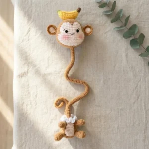 Receita Macaco Chaveiro Bolsa Amigurumi
