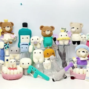 Receita Acessorios Dentista Amigurumi
