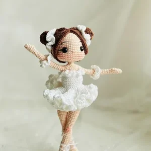 Receita Bailarina Amigurumi