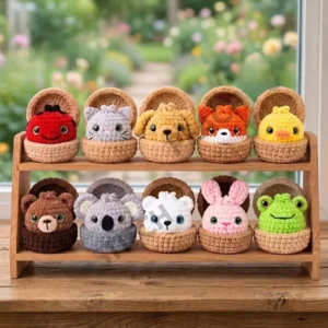 Receita Bichinhos no Pote Amigurumi