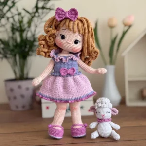 Receita Boneca Amigurumi