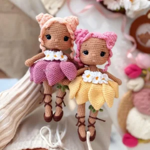 Receita Boneca Bailarina Amigurumi