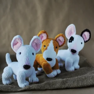 Receita Bull Terrier Amigurumi