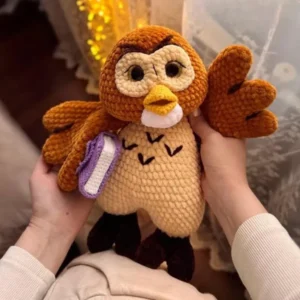 Receita Coruja Amigurumi