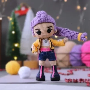 Receita K-Pop Rumi Amigurumi